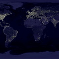 Espace Photo NASA Photo satellite de la Terre vue de l espace et de nuit